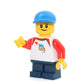 LEGO City MiniFigure: Boy (Freckles, w/ Soccer Ball and Goal) 60134