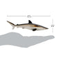 Safari Ltd. Silky Shark - Realistic 5.5" Sea Life Figure - Educational Toy for Boys, Girls, and Kids Ages 3+