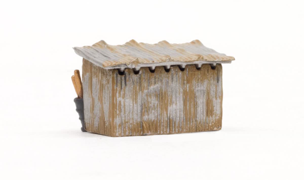 Woodland Scenics WOOBR4946 N Built-Up Tin Shack