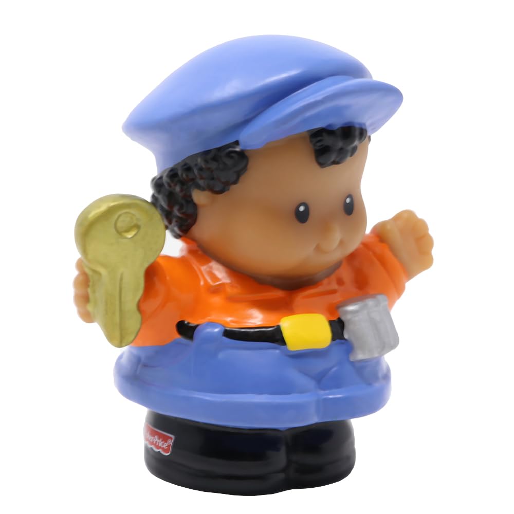 Fisher-Price Replacement Part for Collectible Little People Airport Parking Garage Mall Playset G8129 - Replacement Valet Parking Attendant Michael