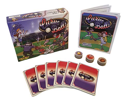 Exploding Eyeballs Curve Ball Baseball Card Game | for Baseball Fans, Families & Kids