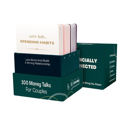 Couplimmo Financially Connected: Financial Conversation Starter Card Game for Couples | Engaging Date Night Game | Interactive Card Game | Newlyweds