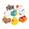 Bath Farm Toys - Floating Bath Time Toys for Toddlers (8PCS) - Bathtub Learning Dogs, Ducks, Sheep, Hen, Pig