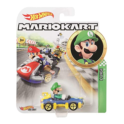 Hot Wheels Mario Kart Luigi, Mach 8