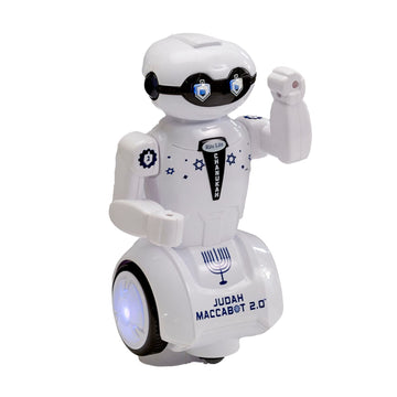 Rite Lite Maccabot 2.0 Chanukah Robot - Great Hanukkah Gift for Kids! - Hanukkah Robot Toy Plays 3 Chanukah Songs