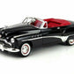 1949 Roadmaster Black with Red Interior 1/18 Diecast Model Car by Motormax 73116black