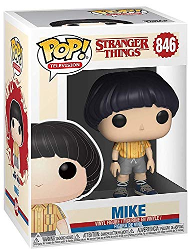 Funko POP [Stranger Things] - Mike Wheeler Pop! Vinyl Figure (Bundled with Compatible Pop Box Protector Case), Multicolor, 3.75 inches