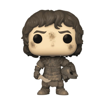 Funko Pop! The Lord of The Rings Frodo Baggins with Orc Helmet Vinyl Figure, 3.7 inches