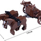 JOMIOD Medieval Figures Carriage Building Kit - Medieval Style War Horse Set Building Blocks - Carriage Chariot Bricks Model for Minifigures