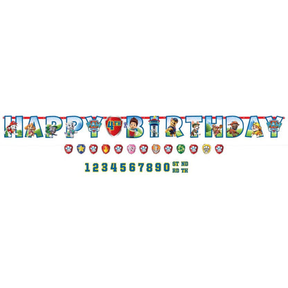 Personalized Banner Kit - 10.6' x 10" | Assorted Design | 1 Set of 2 Pcs., Paw Patrol