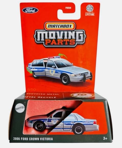 Matchbox Moving Parts 2006 Ford Crown Victoria Police