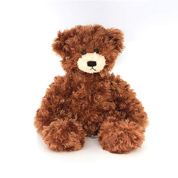 Plushland Stuffed Animal Teddy Bear - Brandon- Plush Bear for Kids- Chocolate-12 inches