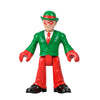 Fisher-Price Replacement Part Imaginext Playset Inspired by DC Superfriends Holiday Theme - HML59 ~ Replacement Poseable The Riddler Figure ~ Dressed