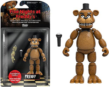Funko 5" Articulated Action Figure: Five Nights at Freddy's (FNAF) - Freddy Fazbear - Collectible - Gift Idea - Official Merchandise - for Boys