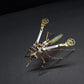 ModelForgeX 183pcs+ Cyberpunk Mosquito Metal Model Kits DIY Assembly Toys for Adults 3D Puzzles Steampunk Mechanical Insects Gifts (DIY Mosquito)