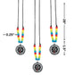 Fun Express Compass Beaded Necklace Craft Kit Makes 12 - Sunday School Crafts for Kids Ages 4-8 | Christian Crafts VBS Vacation Bible School Supplies