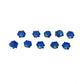 An_Shop 10pcs Artificial Animal Accessories Clay Blue Frog Packs Miniature Figurine Mini Decorative for DIY Ornament Craft DIY Dollhouse