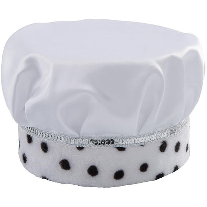 Fun Express - White Satin Crown - Apparel Accessories - Hats - Tiaras & Crowns - 1 Piece