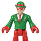 Fisher-Price Replacement Part Imaginext Playset Inspired by DC Superfriends Holiday Theme - HML59 ~ Replacement Poseable The Riddler Figure ~ Dressed