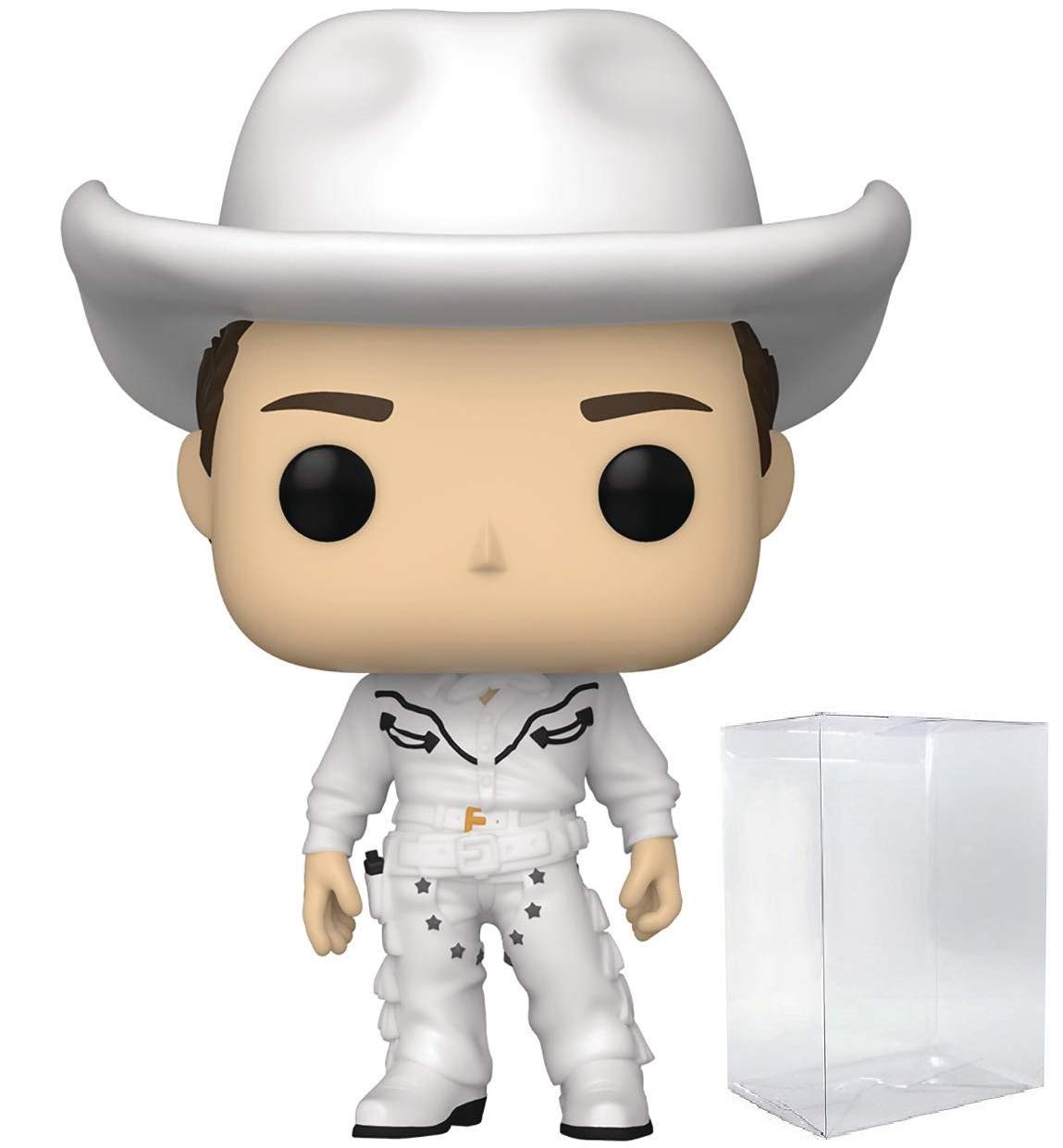 Funko Pop! TV: Friends - Cowboy Joey Tribbiani Vinyl Figure (Bundled with Compatible Box Protector Case) Multicolored 3.75 inches