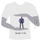 Boss Fight Studio The Phantom, King Features Comics Power Stars Collectible Action Figure - Retro-Style Figurine with Accessories, Detailed Sculpting