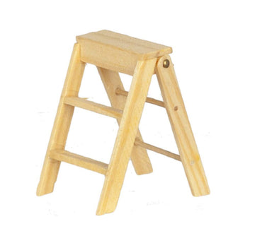 Doll House Miniature 2in High Stepladder