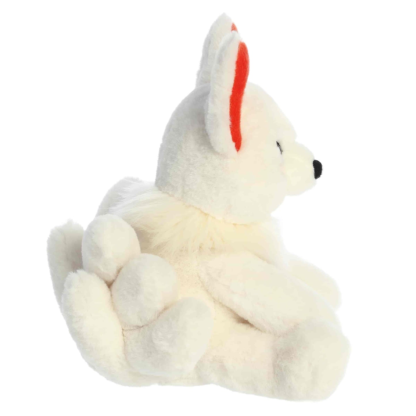 Aurora® Mysterious Fantasy Kitsune Stuffed Animal - Mythical Companion - Imaginative Adventures - White 10 Inches
