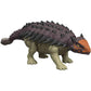Mattel Jurassic World Rebirth Wild Roar Dinosaur Toy, Posable Ankylosaurus Figure, Tail Controlled Head Butt & Multi Attack & Sound, Digital Play