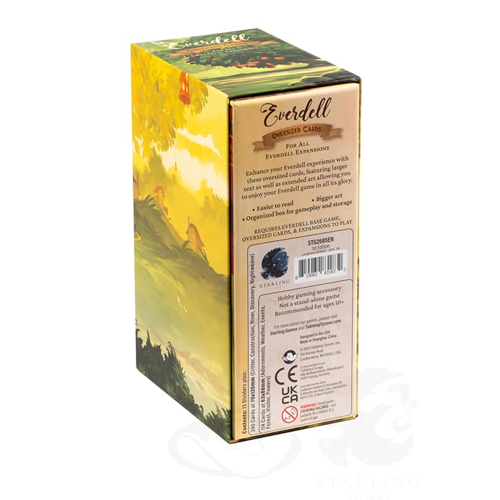 Starling Games Everdell Oversized Expansion Cards, Extended Art Tarot-Sized