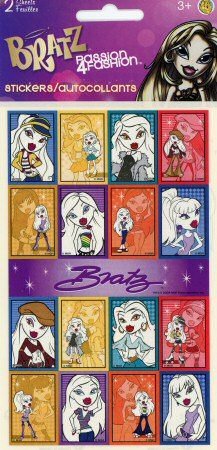 Bratz Passion 4 Fashion Stickers 2 Sheets
