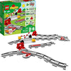 LEGO DUPLO Town Train Tracks Expansion Set 10882 - Building Block Railway Toys for Toddlers, Duplo Train Collection, Learning Through Play