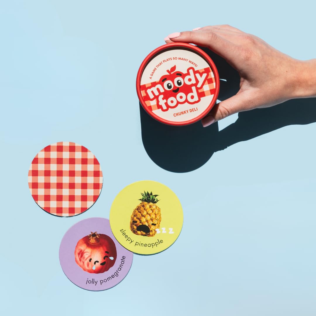 Chunky Deli BlueMilk Moody Food by Chunky Deli | A New Twist on 6 Classic Card Games for Family Game Night Parties with Toddlers, Kids, and Adults 2+