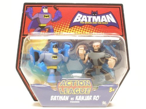 Batman Brave and the Bold Action League Mini Figure 2-Pack Batman Vs. Kanjar Ro