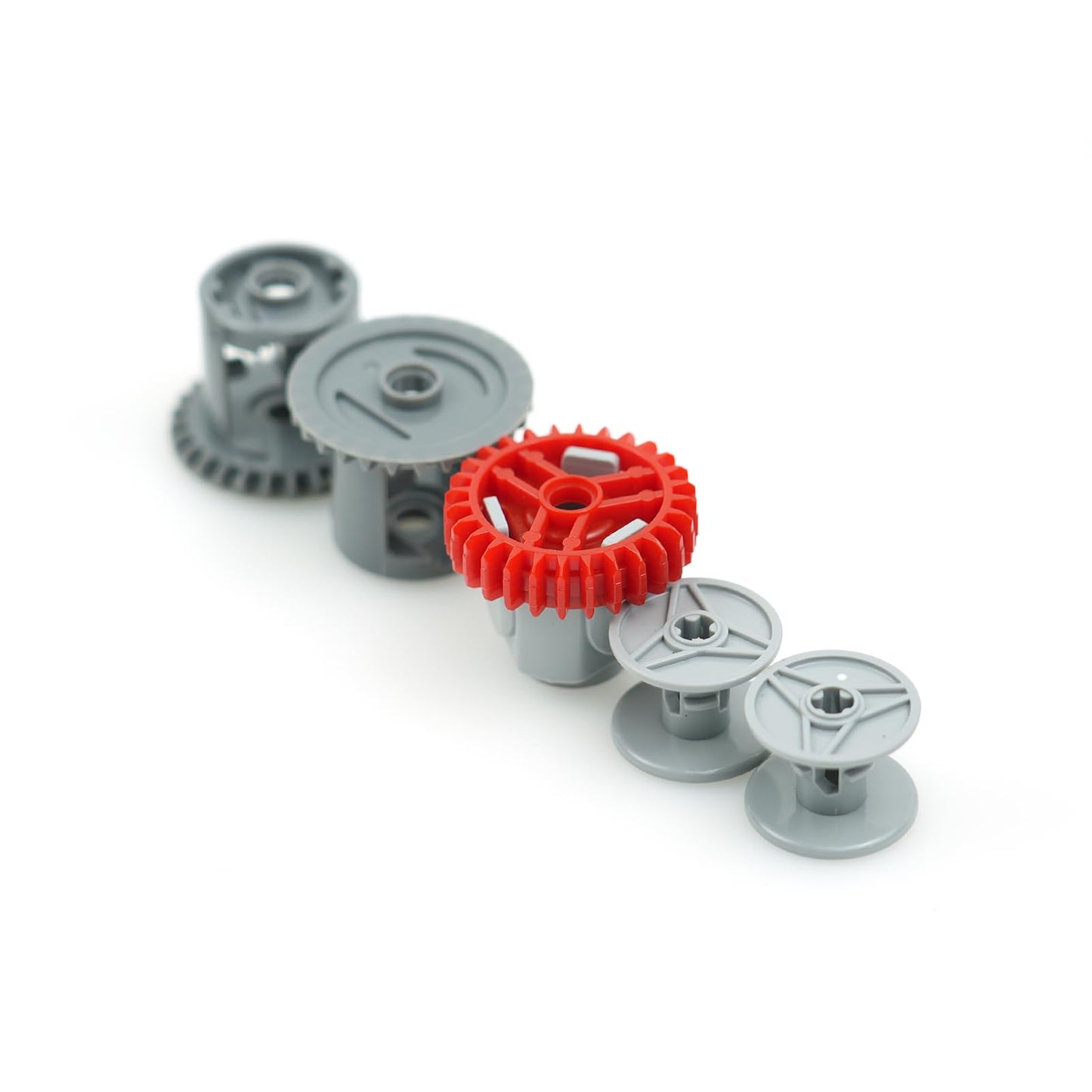 BroTex Technical Parts Pieces Building Set Accessories, Gears Pins Connectors Wheels Axles Racks Differentials, Engine Kits Cars Compatible Major