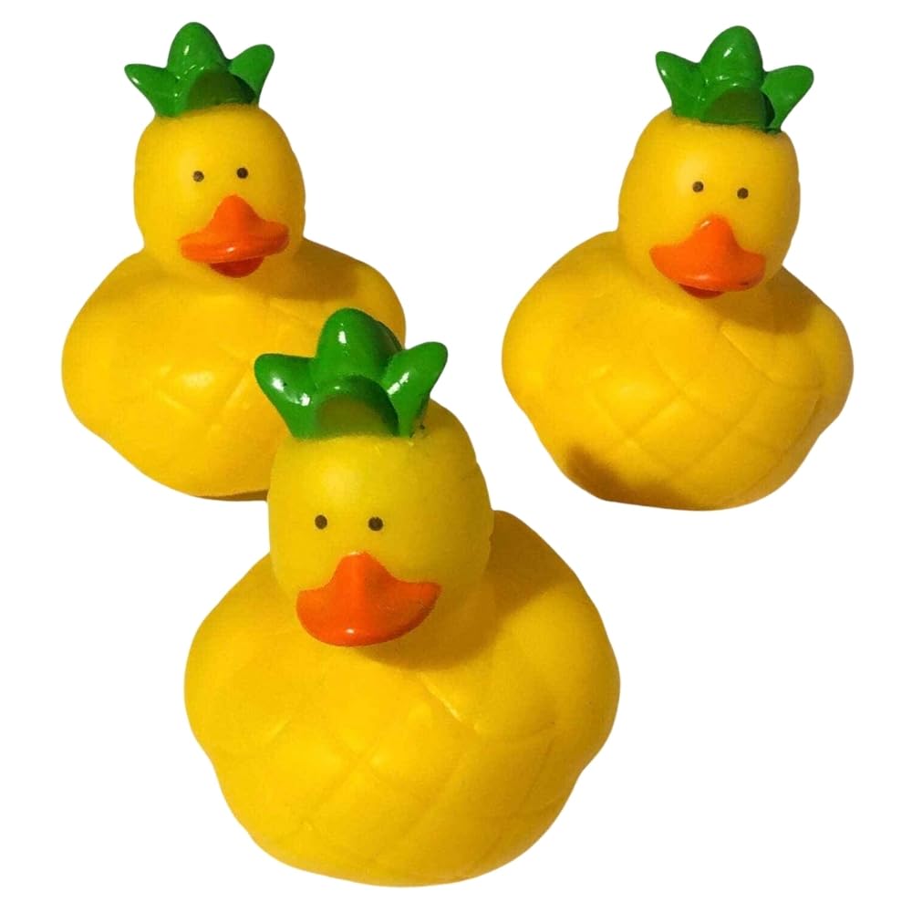 Fun Express Pineapple Duckies - Toys - 12 Pieces