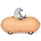 Accoutrements Archie Mcphee Pigeon in a Peanut Pull Back Toy Car (13038)