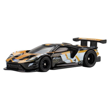 Hot Wheels Premium Pop Culture Forza 2016 Ford GT Race/Course 1:64 Scale Die-Cast Car, Metal Body & Real Riders Tires, Collector Vehicle JBL67