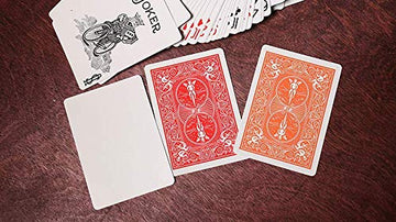 Bicycle Orange Rider Back Playing Cards Poker Size Deck USPCC