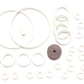 Game Room Guys Gottlieb North Star Pinball White Rubber Ring Kit