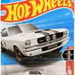 Hot Wheels '67 Shelby GT500 [White] Mustang 60 3/5, 161/250, 1:64 Scale Diecast Car