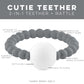 Ryan & Rose Cutie Teether Rattle (Blue)