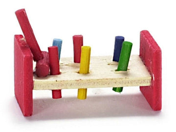 Melody Jane Dolls Houses Dollhouse Miniature 1:12 Scale Nursery Toy Shop Accessory Pounding Bench