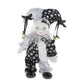 Tachiuwa 6.3-inch Porcelain Clown Doll Sweet Figures Model Festival Gift Shelf Display Decoration Black and White