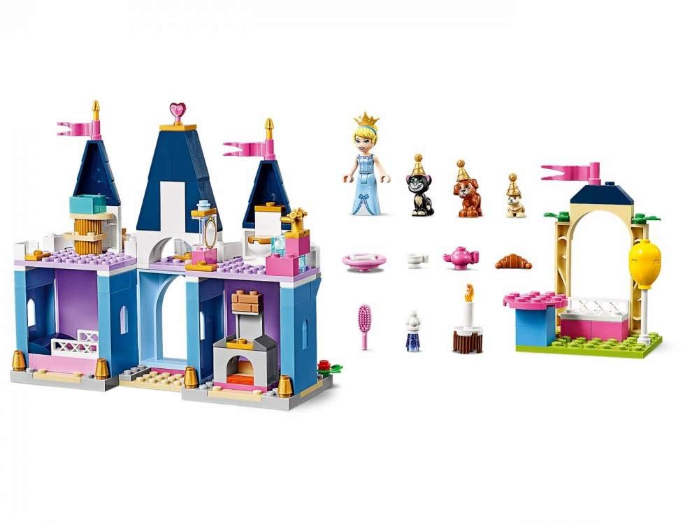 LEGO Disney Cinderella’s Castle Celebration 43178 Creative Building Kit, New 2020 (168 Pieces)