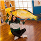 JULAN 3D Giant Soft Fish Cushion Pillow Carp Plush Pillow Stuffed Toy Throw Pillow for Home Decoration Gift Kids Pillow Stuffed Animal Toy (31inch