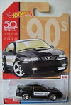 Hot Wheels 90s, Black '99 Ford Mustang 6/10 50TH Anniversary