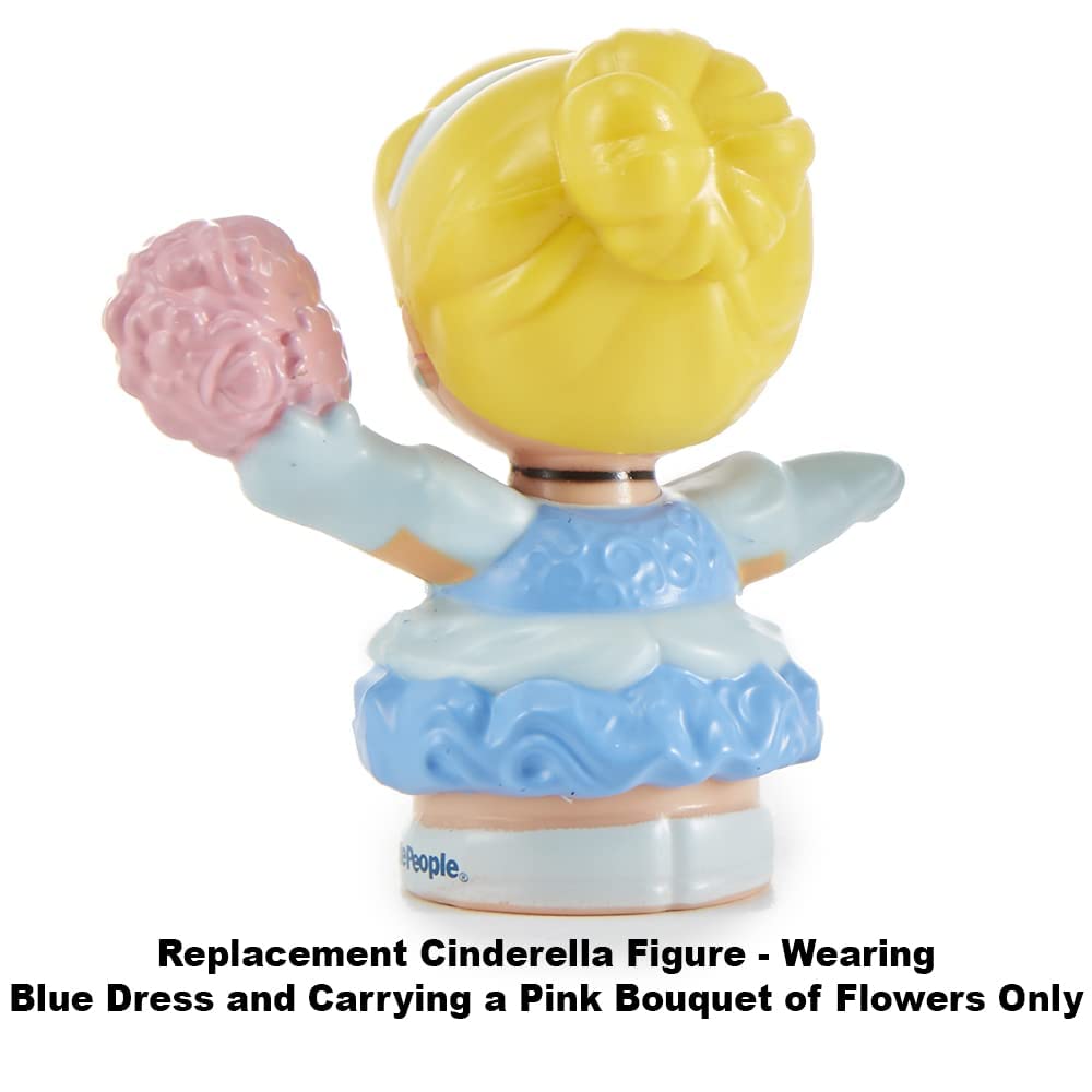 Replacement Part for Fisher-Price Little People Princess Cinderella and Prince Charming Figure Pack - FKW19 ~ Replacement Cinderella Figure ~ Wearing