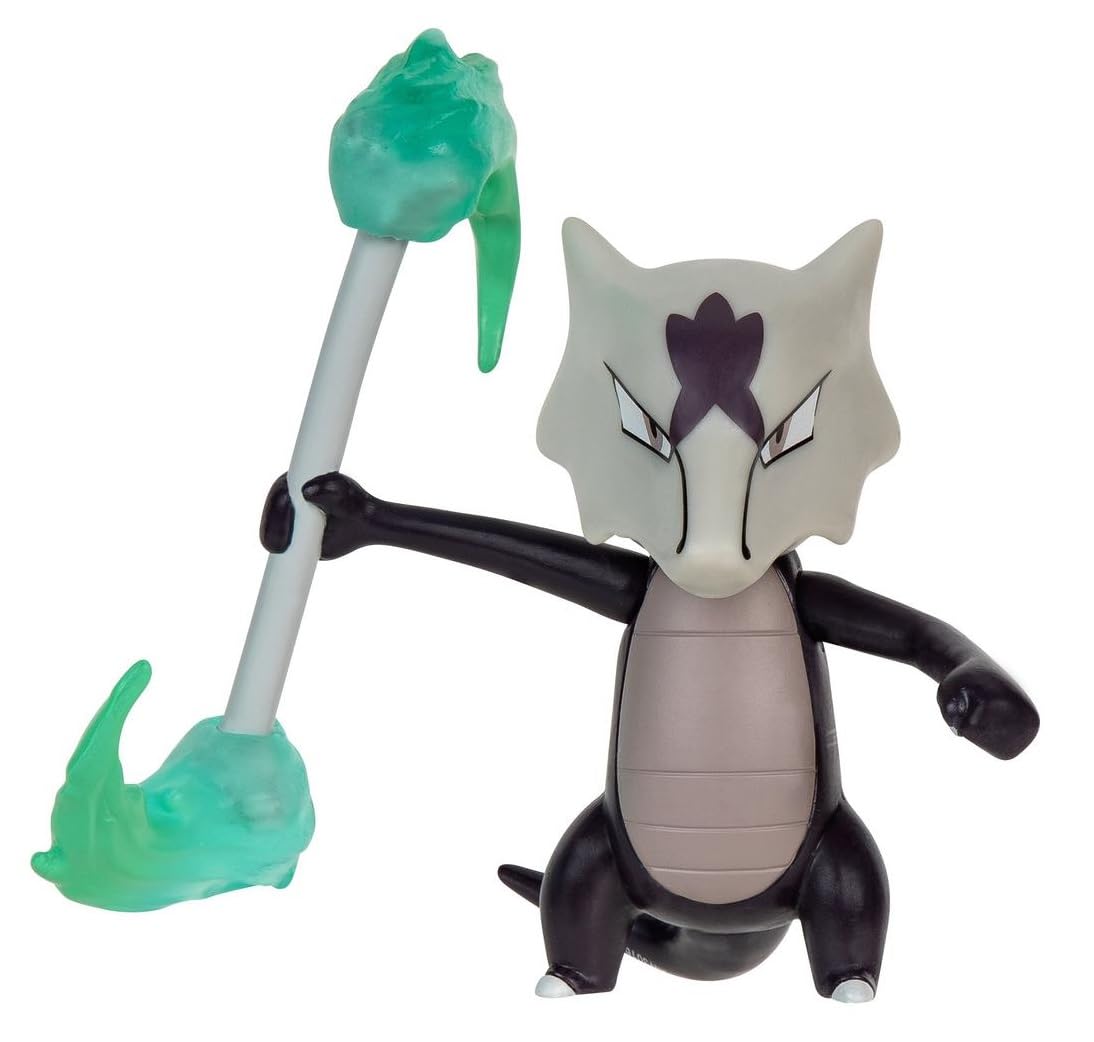 Pokémon Pkw3016 Alolan Marowak Battle Figures, Multi-Colour