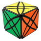 Willking Flower Rex Puzzle Cube 8 Axis Hexahedron Petals Abnormity Irregular Twist Cube Toy Black