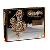 MindWare Gearjits Movie Projector - Wooden 3D Mechanical Model Kit for Adults and Teens, Build Your Own Working Projector